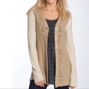 🌺Free People Wool Lace Pinwheel Cardigan